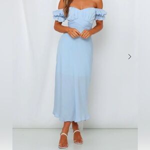 Hello Molly Sky Child Blue Maxi Dress | US 6 | NWT